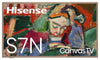 HISENSE 55\" CanvasTV QLED 4K UHD Smart Google TV (55S7N) - 2024 Model