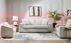 Willow 87" Light Grey Fabric Sofa with Track Arms and Reversible Seat and Back Cushions | Sofa Willow de 87 po en tissu gris clair avec accoudoirs rectilignes et coussins de siège et de dossier réversibles | WIL2GYSF