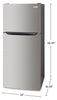 Frigidaire 30” 18 Cu. Ft. Top-Freezer Refrigerator - Fingerprint Resistant Stainless Steel - FRTE1835AV | Réfrigérateur Frigidaire de 18 pi3 et de 30 po à congélateur supérieur - acier inoxydable résistant aux traces de doigts - FRTE1835AV