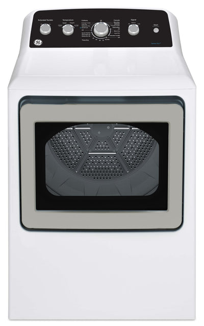 GE 7.2 Cu. Ft. Gas Dryer with SaniFresh Cycle - White - GTD49GBMRWS | Sécheuse à gaz GE de 7,2 pi³ avec cycle SaniFresh - blanche - GTD49GBMRWS