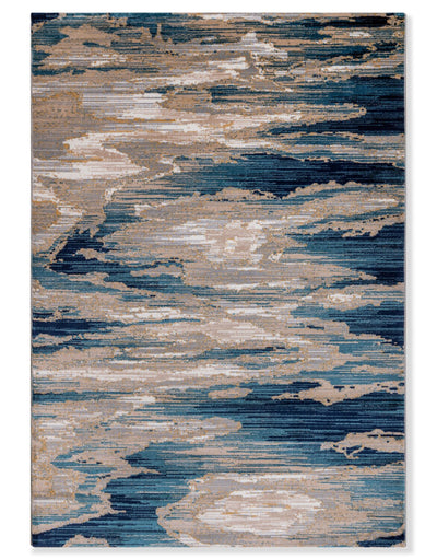 Samantha Multi-Coloured Contemporary Area Rug – 6'7" x 9'6"  | Carpette contemporaine Samantha multicolore - 6 pi 7 po x 9 pi 6 po