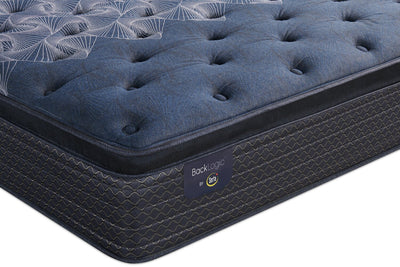 Serta Back Logic 3.0 Eurotop Plush Twin Mattress | Matelas moelleux à Euro-plateau Back Logic 3.0 de Serta pour lit simple