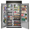 Kitchenaid 48" 29.4 Cu. Ft. Built-In Side-by-Side Refrigerator – Black Ore - KBSN748SBE | Réfrigérateur encastré KitchenAid de 29,4 pi3 et de 48 po à compartiments juxtaposés - minerai noir - KBSN748SBE