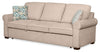 Scott Living Haven 96" Chenille Fabric Sleeper Sofa with Wood Legs - Taupe | Sofa-lit Haven de Scott Living de 96 po en tissu de chenille avec pattes en bois - taupe