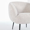 Nova 28.7" Boucle Fabric Accent Chair – Light Grey | Fauteuil d’appoint Nova de 28,7 po en tissu bouclé - gris clair