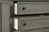 Chelsea Bedroom 7-Drawer Dresser, 60"W x 38"H - Grey | Commode de chambre à coucher Chelsea de 60 po (L) x 38 po (H) à 7 tiroirs - grise