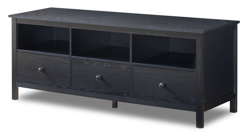 Renner 58\" Modern TV Stand with Storage for TVs up to 65\"- Matte Black