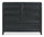 Casa Bedroom 8-Drawer Dresser, 54"W x 44"H, Wood - Black