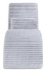 Cleo 26" Ultra Plush Faux Fur Fabric Chaise Lounge with Accent Pillow - Light Grey | Fauteuil long de détente Cleo de 26 po en tissu de fausse fourrure très douce avec coussin décoratif - gris clair