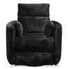 Remi 38" Fabric Swivel Glider Power Reclining Chair with USB Ports – Charcoal  | Fauteuil pivotant coulissant à inclinaison électrique Remi de 38 po en tissu avec ports USB - anthracite