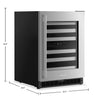 KitchenAid 24" Undercounter Wine Cooler with Full-Extension – Stainless Steel - KUWR324SSB | Refroidisseur à vin sous le comptoir KitchenAid de 24 po avec extension complète – acier inoxydable - KUWR324SSB