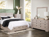 Yorkdale 5pc Bedroom Set with 6-Drawer Storage Bed, Dresser & Mirror, White - Queen Size | Ensemble de chambre à coucher Yorkdale 5 pièces avec lit de rangement à 6 tiroirs, commode et miroir…
