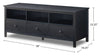 Renner 58" Modern TV Stand with Storage for TVs up to 65"- Matte Black | Meuble pour téléviseur moderne Renner de 58 po avec rangement pour téléviseurs de jusqu’à 65 po - noir mat