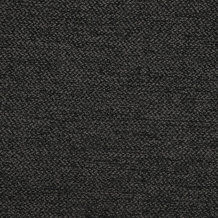 Beck Upholstered Storage Bed in Dark Grey Fabric, Button Tufted - Full Size