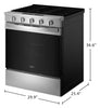 Whirlpool 30" 5 Cu. Ft. Gas Range with Air Cooking - Fingerprint Resistant Stainless Steel - WSGS5030SZ | Cuisinière à gaz Whirlpool de 5 pi³ et de 30 po avec cuisson à air - acier inoxydable résistant aux traces de doigts - WSGS5030SZ