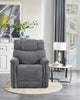 Claire 34" Chenille Fabric Power Lift Reclining Chair - Granite Grey | Fauteuil basculeur à inclinaison électrique Claire de 34 po en tissu de chenille - gris granite