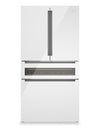 Bosch 800 Series 36\" 20.5 Cu. Ft. Counter-Depth French Door Refrigerator with Dual Compressor - White 
