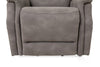 Claire 34" Leather-Look Fabric Power Lift Reclining Chair - Charcoal Grey | Fauteuil basculeur à inclinaison électrique Claire de 34 po en tissu d’apparence cuir - gris anthracite