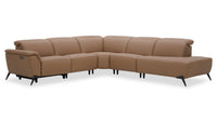 Valencia 5-Piece Right-Facing Power Reclining Sectional - Blanca Macha