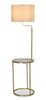 Mabel 57" Brass Metal Floor Lamp  | Lampe à pied Mabel de 57 po en métal laiton  | MABELTFL