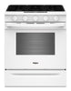 Whirlpool 30" 5 Cu. Ft. Gas Range with Air Cooking - White - WSGS5030SW | Cuisinière à gaz Whirlpool de 5 pi³ et de 30 po avec cuisson à air - blanche - WSGS5030SW