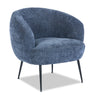 Nova 28.7" Boucle Fabric Accent Chair - Blue | Fauteuil d’appoint Nova de 28,7 po en tissu bouclé - bleu