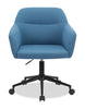 Stevie 23" Swivel Office Chair with Adjustable Height – Blue | Chaise de bureau pivotante Stevie de 23 po à hauteur réglable - bleue