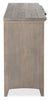 Wesley 90" Traditional TV Stand with Storage and Cable Management for TVs up to 95" - Dovetail Grey | Meuble pour téléviseur traditionnel Wesley de 90 po avec rangement et système de gestion des câbles