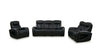 Shaquille O’Neal Home Titan 92" Genuine Leather Power Reclining Sofa with Shaq-o-pedic Comfort – Black | Sofa à inclinaison électrique Titan de Shaquille O’Neal Home de 92 po en cuir véritable avec confort Shaq-o-pedic - noir