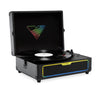 Victrola Journey Glow Illuminated Briefcase Record Player – Black (VSC-700SB-BLK) | Tourne-disque illuminé en forme de valise Journey Glow de Victrola - noir (VSC-700SB-BLK)