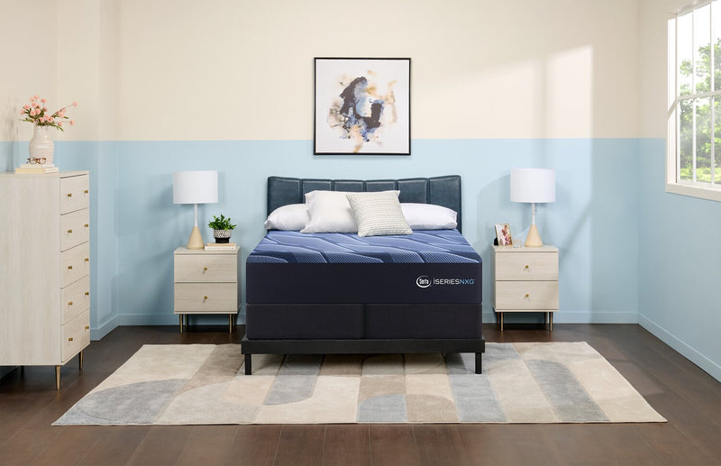 Serta® iSeries NXG1400 Luxury Tight Top Plush King Mattress Set