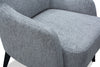 Monroe 29" Fabric Accent Chair with Metal Legs - Grey | Fauteuil d’appoint Monroe de 29 po en tissu avec pattes en métal - gris