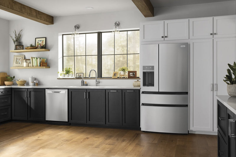 Frigidaire 36” 26 Cu. Ft. 4-Door French Door Refrigerator - Fingerprint Stainless Steel - FRMS2733AV 