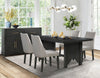 Emery Dining Server with Drawers, Storage & Built-In Wine Racks, 60"W - Black | Desserte de salle à manger Emery de 60 po (L) avec tiroirs, rangement et supports à vin intégrés - noire