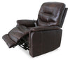 Parker 36" Genuine Leather 3-Position Power Lift Reclining Chair - Brown | Fauteuil basculeur à inclinaison électrique à 3 positions Parker de 36 po en cuir véritable - brun | PARK2BLC