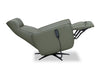Serene 31" Genuine Leather Power Reclining Massage Chair with Power Headrest and Heated Seat - Green | Fauteuil de massage à inclinaison électrique Serene de 31 po en cuir véritable avec appuie-tête électrique et siège chauffant - vert