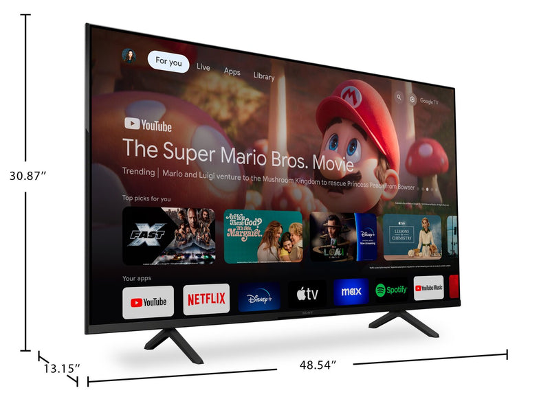 SONY 55\" Bravia 3 LED 4K UHD Smart Google TV (K55S30) - 2024 Model