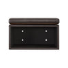 Edmonton 32" Faux Leather Storage Ottoman - Espresso | Pouf de rangement Edmonton de 32 po en similicuir - espresso