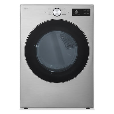 LG 7.4 Cu. Ft. Smart Front-Load Gas Dryer with AI Sensory Dry - Graphite Steel -DLGX5801V | Sécheuse à gaz intelligente LG à chargement frontal de 7,4 pi3 avec AI Sensor DryMC - acier graphite - DLGX5801V