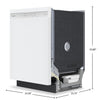 Bosch 100 Series 24" 48 dBA Smart Dishwasher with PrecisionWash® - White - SHE41CM2N | Lave-vaisselle intelligent Bosch de série 100 de 24 po de 48 dBA avec PrecisionWashMD - blanc - SHE41CM2N | SHE41M2N