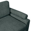 Lounge 4-Piece Chenille Modular Sectional with Ottoman – Grey  | Sofa sectionnel modulaire Lounge 4 pièces en chenille avec pouf - gris