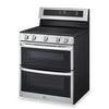 LG 7.3 Cu. Ft. Smart Double Oven Electric Range with ProBake Convection® - Stainless Steel - LDEL7324SE | Cuisinière intelligente électrique LG à four double de 7,3 pi3 avec convection ProBake ConvectionMD - acier inoxydable - LDEL7324SE | LDEL7324