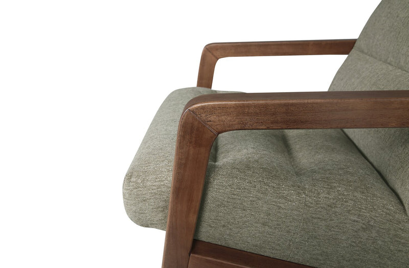 Cove 28\" Chenille Fabric Accent Chair – Olive