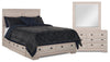 Yorkdale 5pc Bedroom Set with 6-Drawer Storage Bed, Dresser & Mirror, White - Queen Size | Ensemble de chambre à coucher Yorkdale 5 pièces avec lit de rangement à 6 tiroirs, commode et miroir…