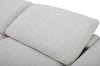 Sky Modular 8-Piece Fabric Power Reclining Sectional with Removable Feather Down Cushions - Nathan Wheat | Sofa sectionnel à inclinaison électrique modulaire Sky 8 pièces en tissu avec coussins amovibles en duvet et plumes - blé Nathan