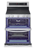 LG 7.3 Cu. Ft. Smart Double Oven Electric Range with ProBake Convection® - Stainless Steel - LDEL7324SE | Cuisinière intelligente électrique LG à four double de 7,3 pi3 avec convection ProBake ConvectionMD - acier inoxydable - LDEL7324SE | LDEL7324