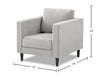 Metro 32" Fabric Chair with Tufted Seat Cushion and Reversible Back Cushion - Neutral | Fauteuil Metro de 32 po en tissu avec coussin de siège capitonné et coussin de dossier réversible - neutre