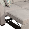 Scott Living Haven 3-Piece Chenille Fabric Sleeper Sectional - Grey | Sofa-lit sectionnel Haven de Scott Living 3 pièces en tissu de chenille - gris
