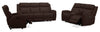Reign 41.25" Top-Grain Genuine Leather Power Reclining Chair with USB Port - Silverado Chocolate Brown | Fauteuil à inclinaison électrique Reign de 41,25 po en cuir véritable de qualité supérieure avec port USB - brun chocolat Silverado
