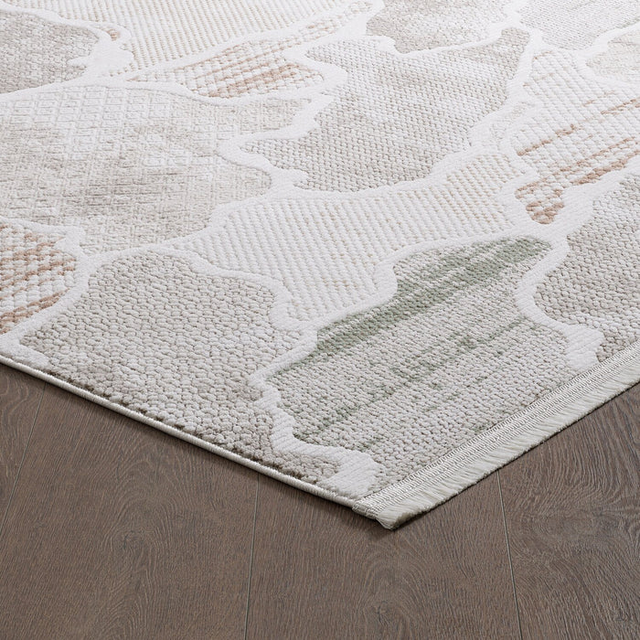 Cove Waves Multi-Colour Area Rug - 6'7\" x 9'6\"